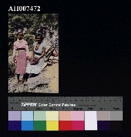 藏品(原住民風俗明信片：太魯閣族女子)的圖片